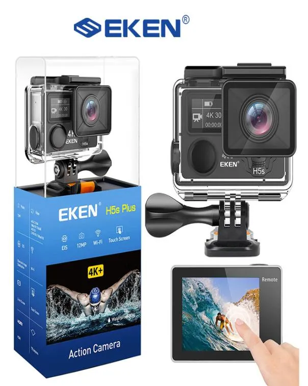 Eken H5S Plus HD 4K 30fps EIS 30M Waterproof 20039 Touch Action Camera con Ambarella A12 Chip all'interno di 6801558