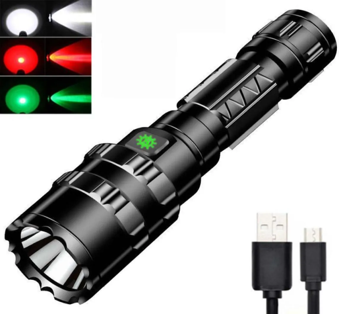 Taktyczna latarka LED L2 Wodoodporna Nitecore Aminum USB ładowna Linterna Torch 18650 Ogon Power Bank MLOK 2103223433822300