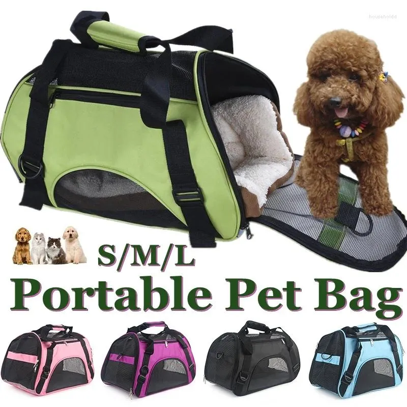 Cat Carriers Carrier Bag Out Portable Pet Foldable Breathable Backpack Airline Approved Transport Carrying For Cats Small Dog