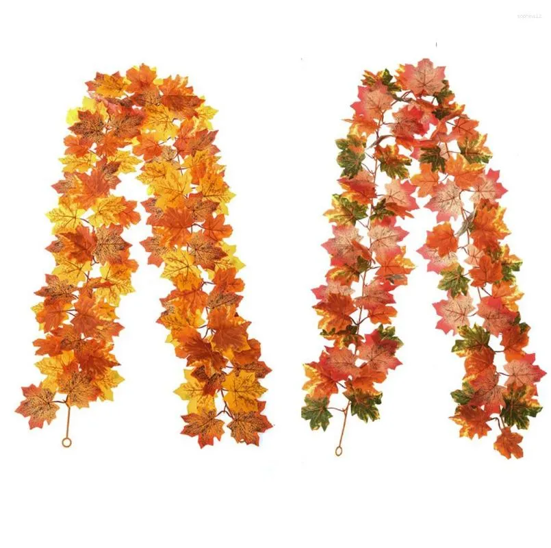 Fiori decorativi 1,75m Vine rossa artificiale Ghirlanda ARCO APPEGGIAMENTO OUTTO GIARDINO Ringraziamento DEGAZIONI AUTUGNO HALLOWEEN