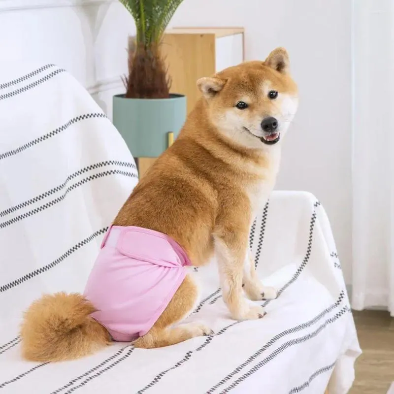 Dog Apparel Pet Physiologic Pants blöjor Justerbar återanvändbar byxfästningstejp för läcksäker valpträning Premiumperiod