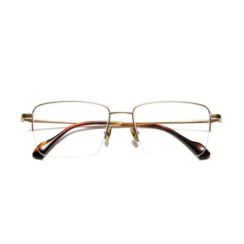 Оптические очки для мужчин Женщины ретро-дизайнер 2110 модные очки полумочные детали.