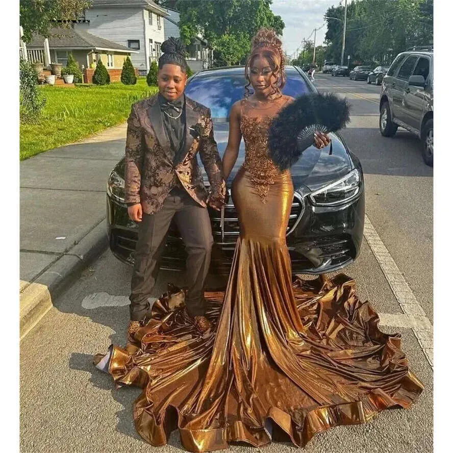 slim fit dress slacks Sexy Long Black Girl Prom Dress Mermaid Sweetheart Gold Sequins Evenin –  DSProm main image 0