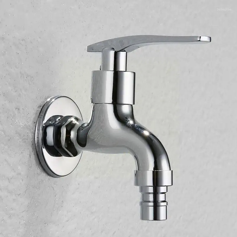 Grifos de lavabo de baño para la pared de la pared de la pared del hogar jardín de acero de acero para la mano f6d5