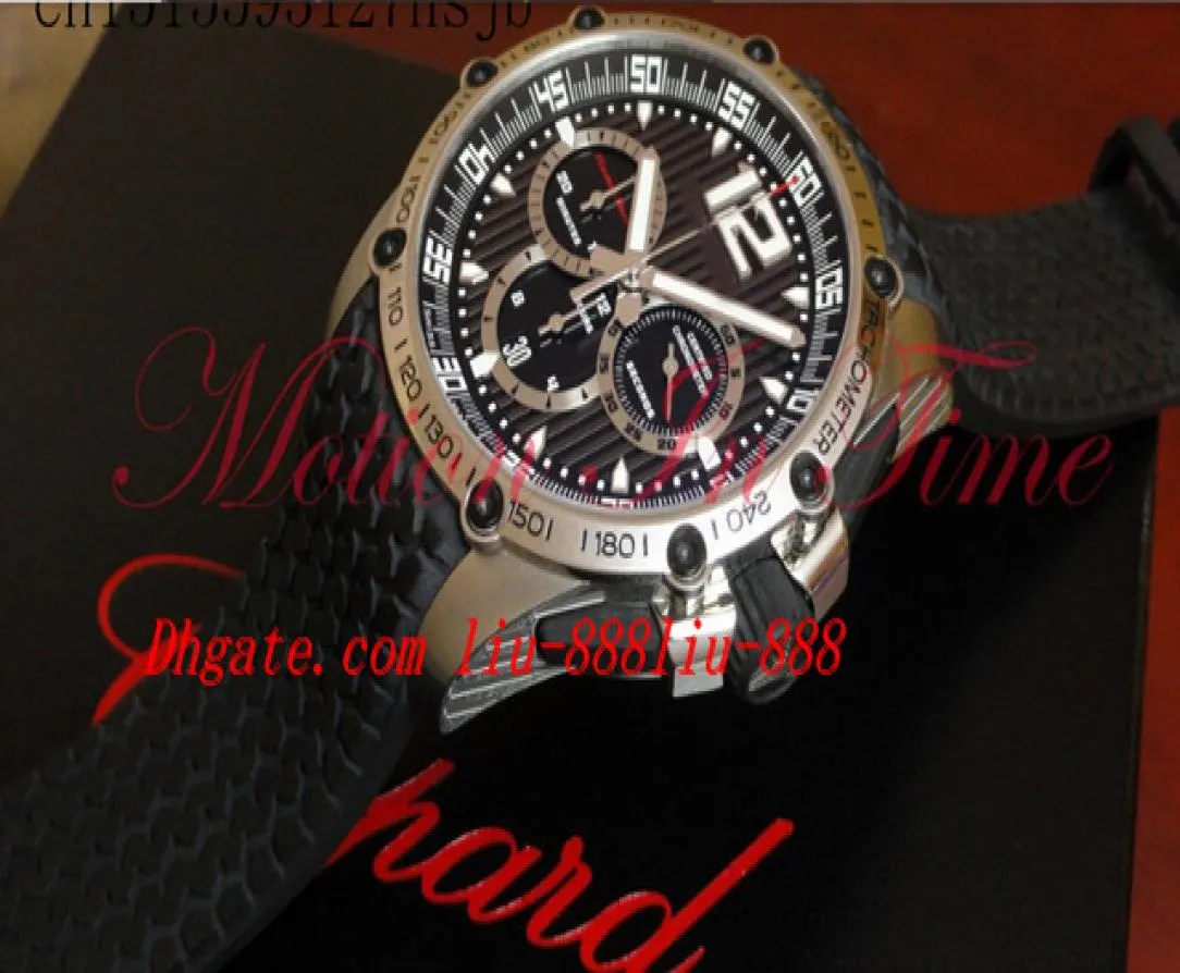 Luxury Watches New Men039s Classic Racing Super Fast Rubber Strap T quartzo Japão Data Cronógrafo WristWatches8294054