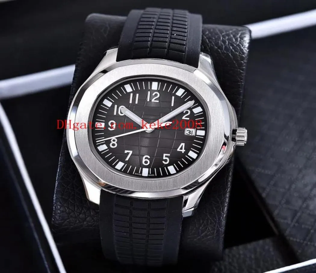 4Style luxe horloge Aquanaut 5165 0015167 Rubberen bands Strap Digital Dial Mechanische transparante Asia -beweging Automatische heren Wat5027549