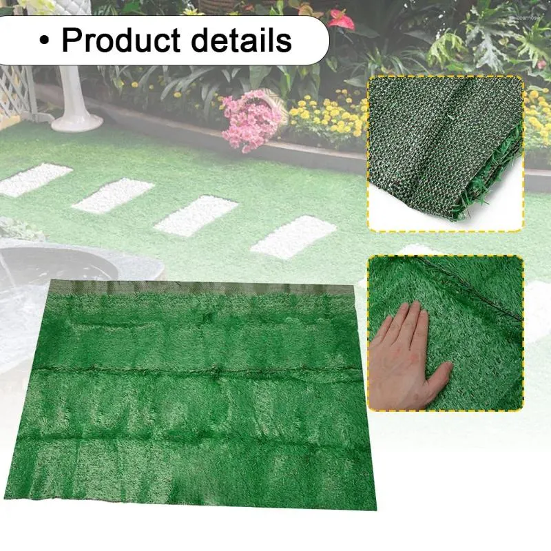 Fleurs décoratives artificiel tapis vert faux pelouse paysage diy simulation jardin pelouse tapis intérieur mariage décor de maison ornements