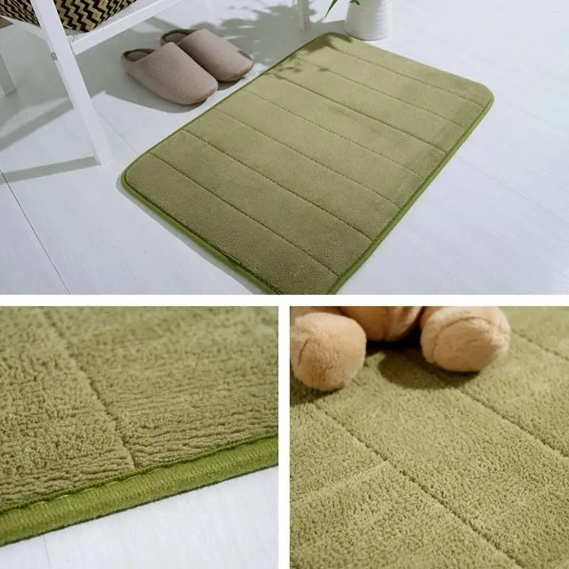 Tapetes de banho absorventes com memória macia tapete de espuma banheiro quarto chuveiro de chuveiro tapetes tapetes não deslizantes