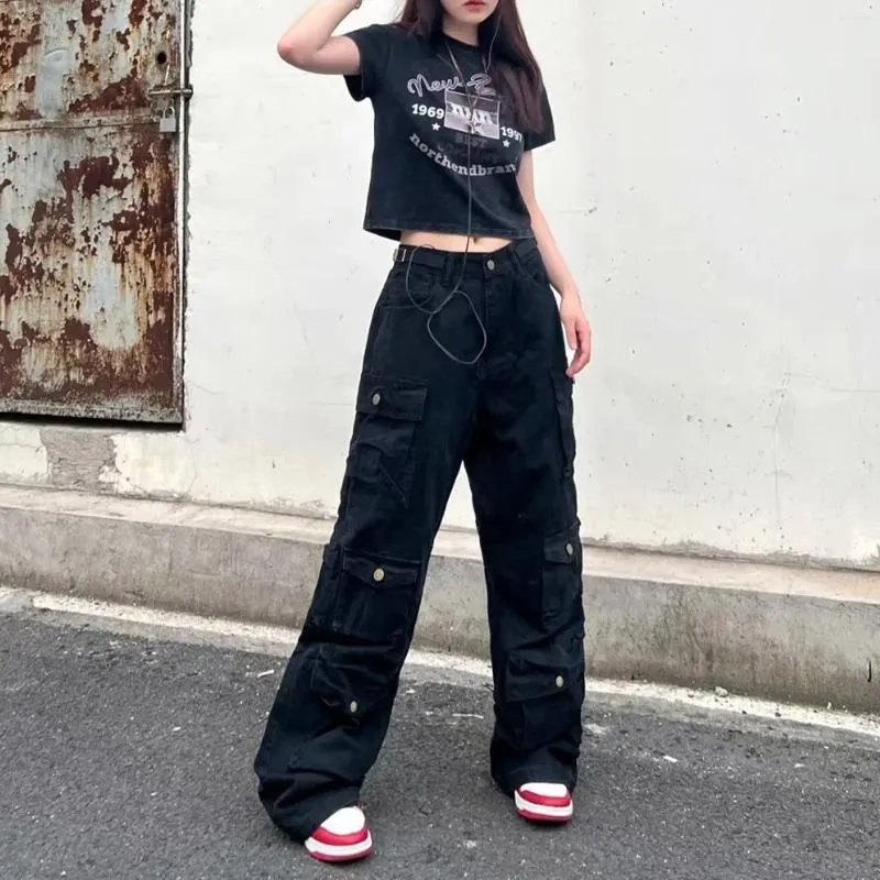 Pantaloni da donna Gumba da carico da carico vintage Streetwoletwear Streetwear Summer pantaloni minimalisti Cool Minimalist Girl Girl unisex Daily Sudepant Daily