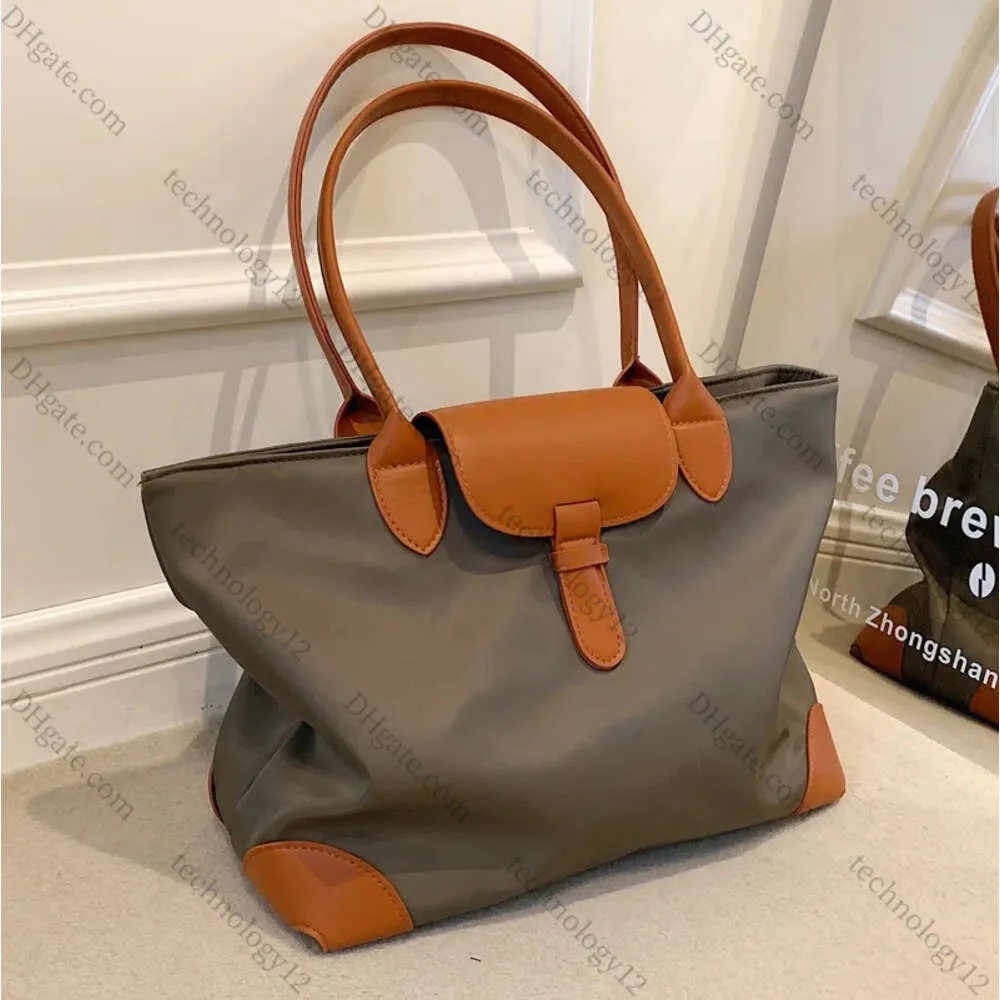 2024 Casual Large Capacity Bag Women Tote Bag Designer Canvas Handbag High Quality Lady Shoulder Bag Waterproof Nylon Female Bag 10a