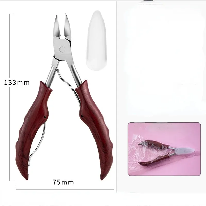 Thick Nail Clippers Ingrown Toenail Nipper Pedicure Cutter Onychomycosis Trimmer Professional Plier Manicure Tool- for Professional Pedicure Cutter