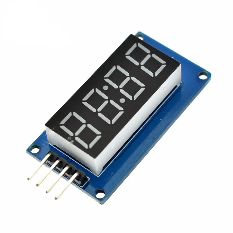 2024 TM1637 Módulo de exibição de LED para Arduino 7 Segmento 4 bits 0,36 polegadas Relógio ânodo vermelho Digital Tube quatro placas de driver serial pacote TM1637 LED