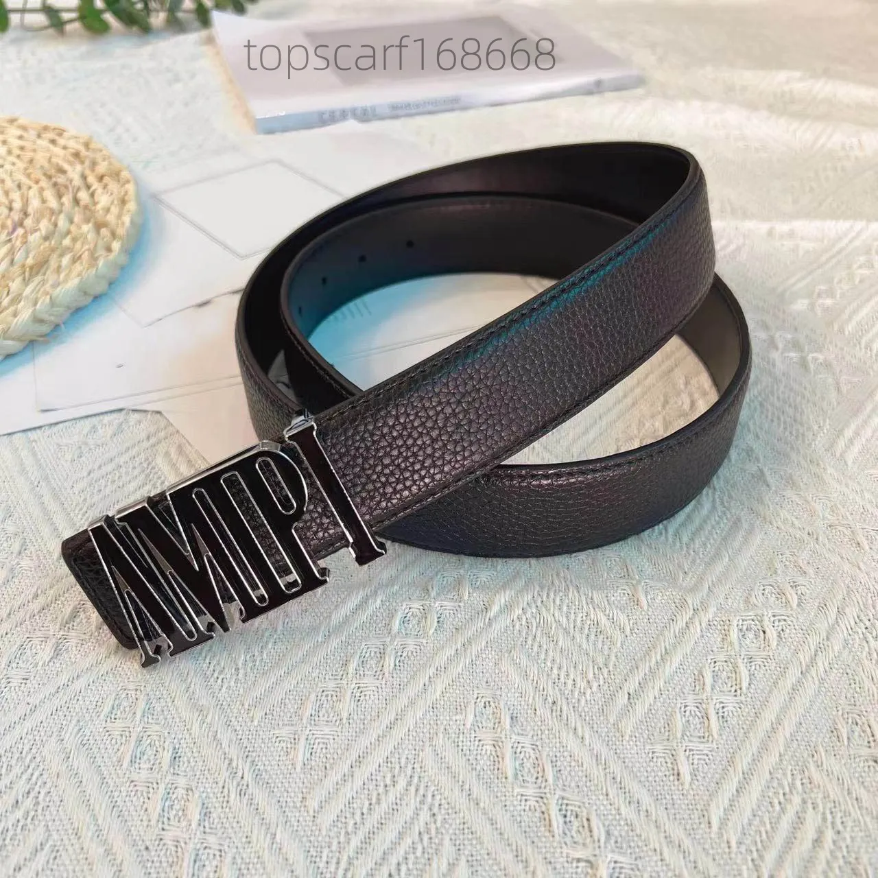 Designer belt Luxury brand Letter buckle Belt Men and Women Fashion Silver Buckle Belt Classic office belt Gift width 38mm-4