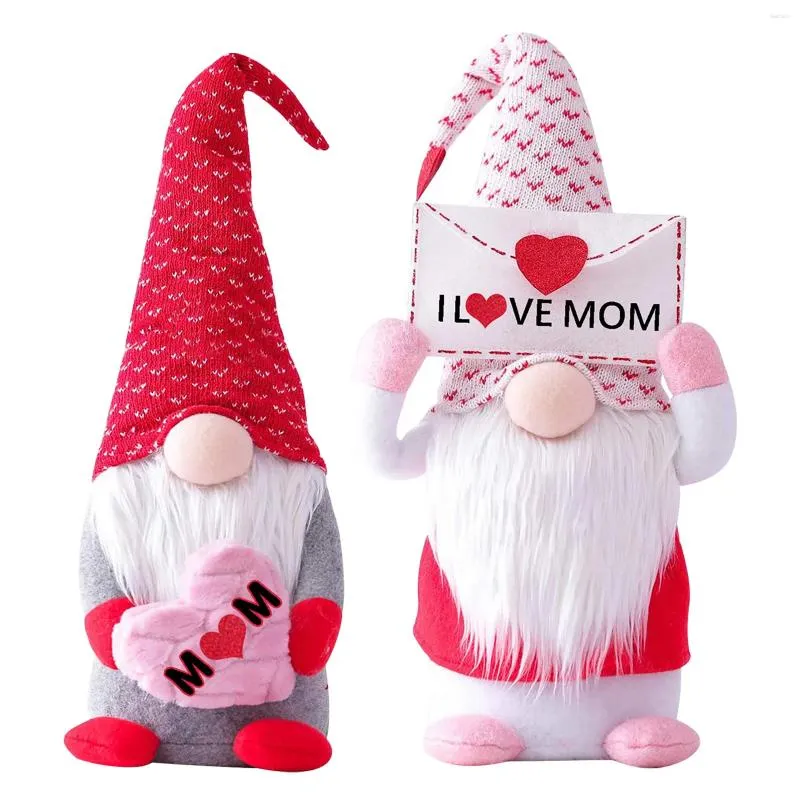 Party Decoration Pink Red Doll Faceless Gnome Valentine's Day Gifts to Lover Girl/Boy/Mother Friend Mothers Decor Supplies