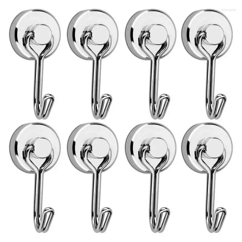 Hooks Magnetic Strong Heavy Duty Wall Home Kitchen Bar Storage Organization Hanger Key Coat Cup Hanging