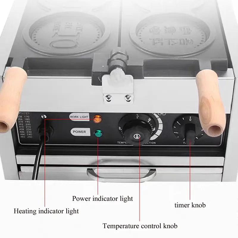 Egg Waffle Machine Gas Bubble Waffle Maker Wholesale Price