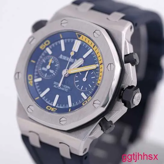 Designer AP Wrist Watch Epic Royal Oak Offshore 26703st Mens Precision Steel Blue Plate Automatique mécanique Swiss Watch Famous Luxury Sports Watch