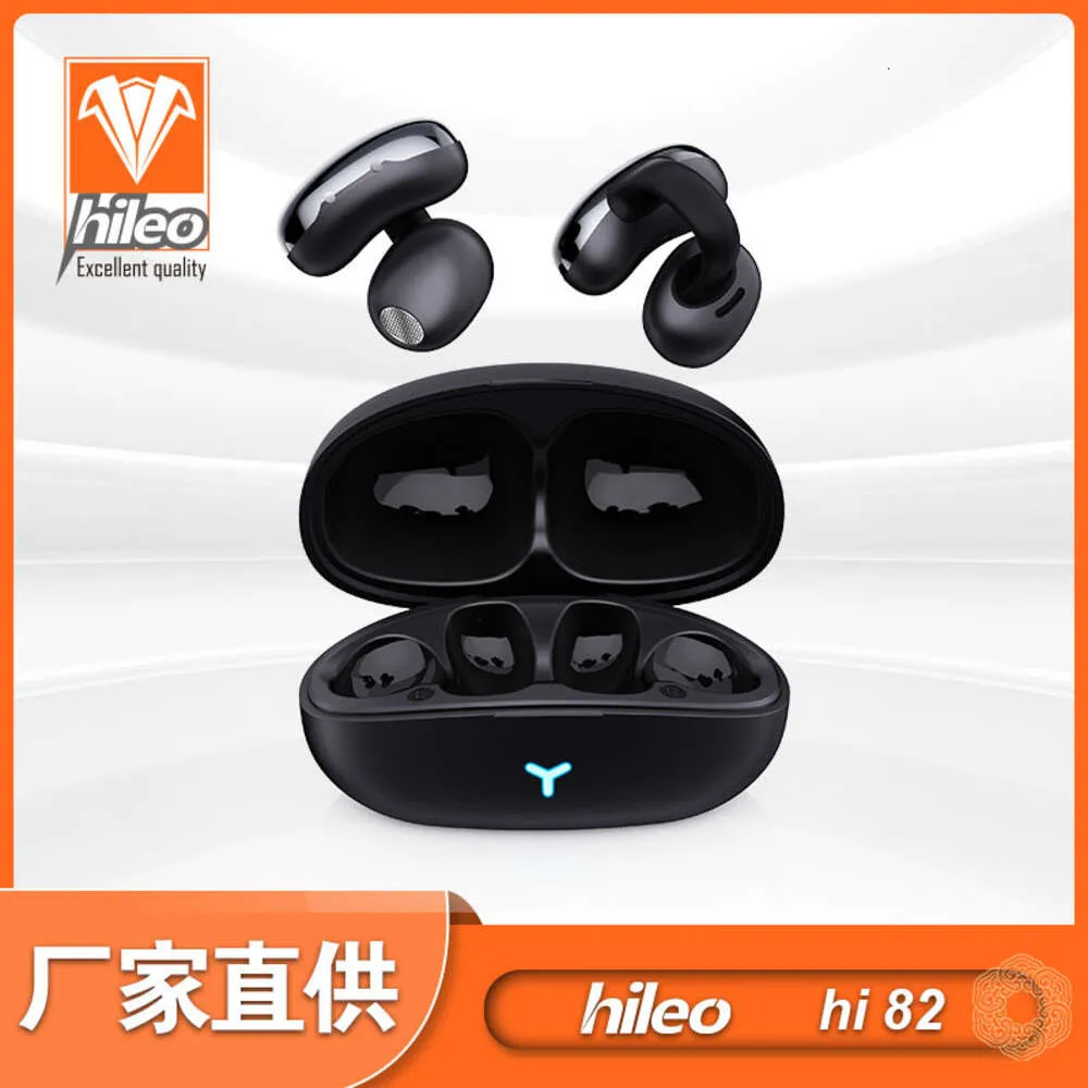 Private Mode Noise Reduction Wireless Bluetooth Earphones, Long Battery Life, Clip on Ear, Non in Ear Earphone Game