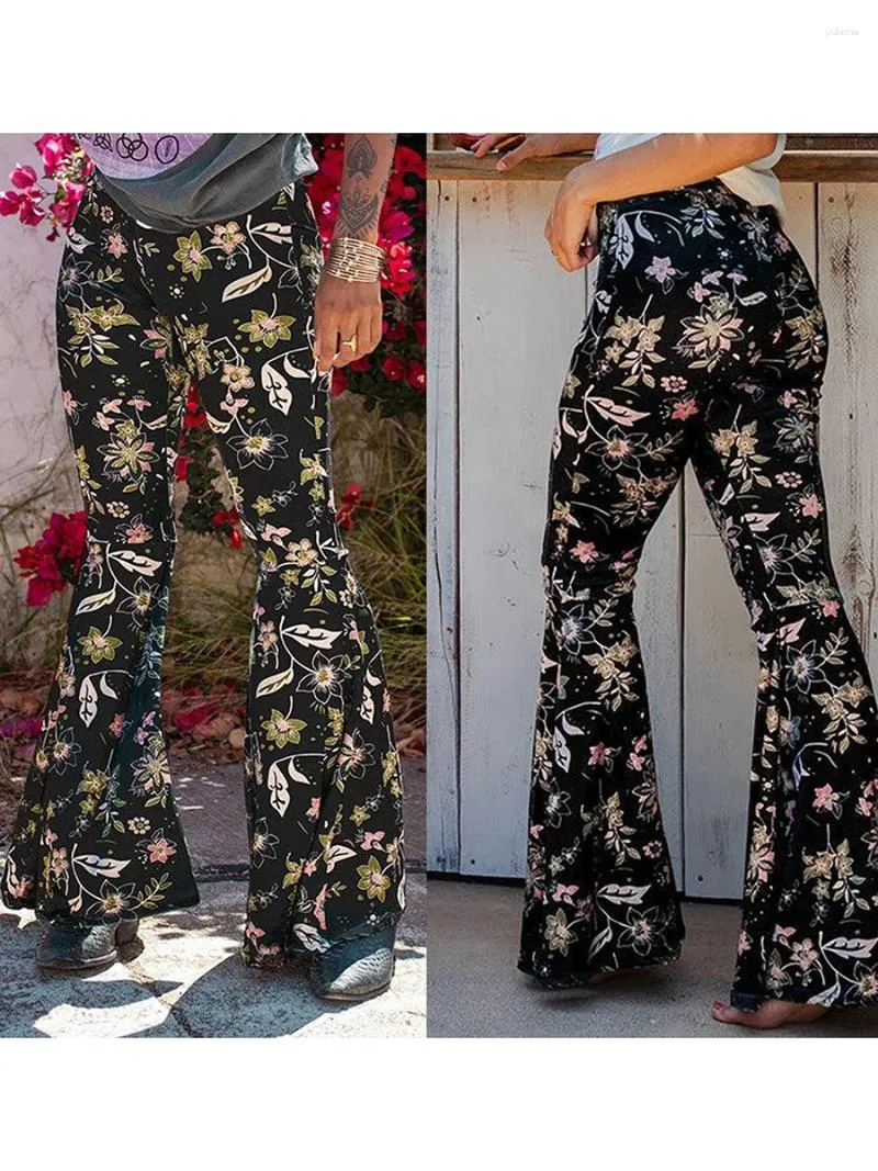 Pantalon féminin Salon à imprimé florale