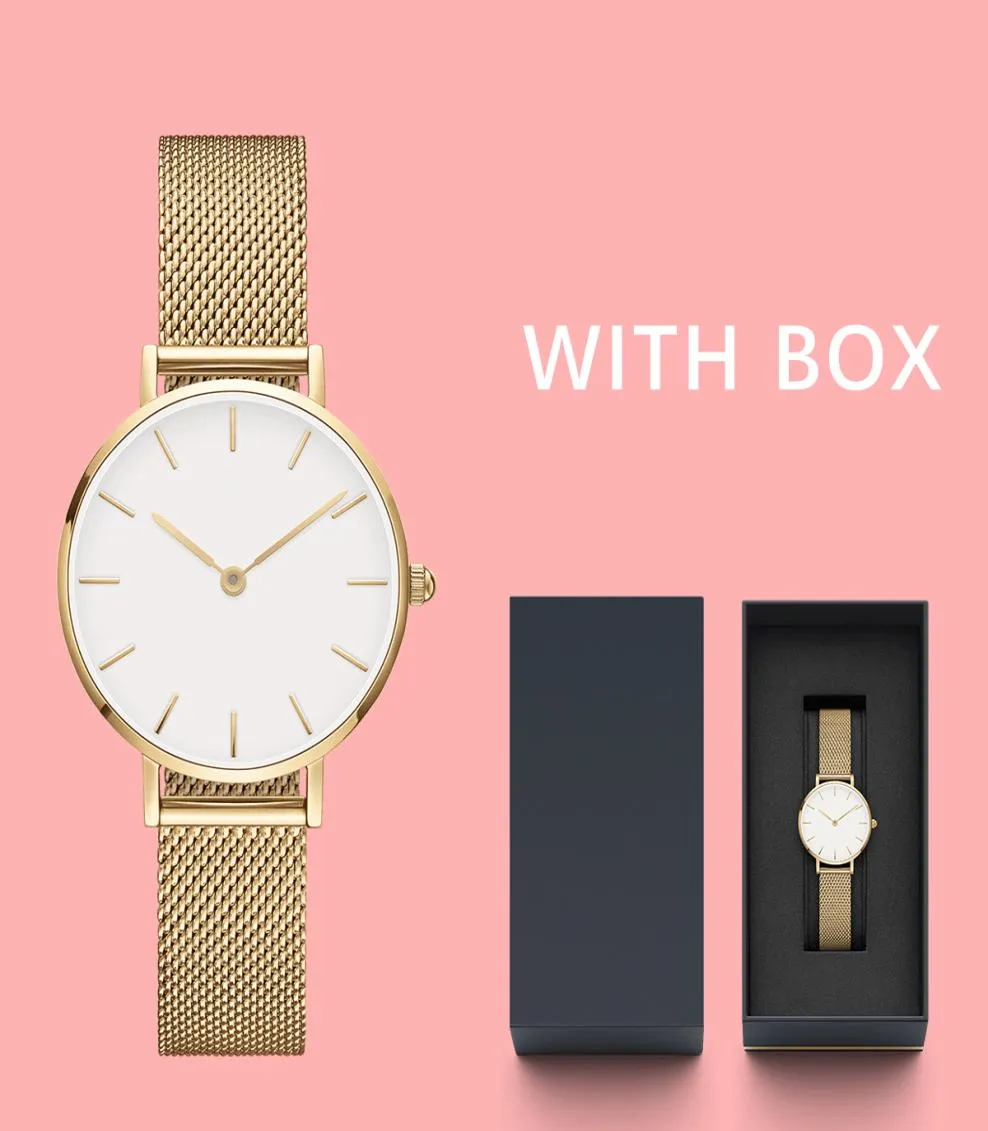 2020 Top Rose Gold Watch Mentes and Women Couple en acier inoxydable Imperméable Bracelet de 32 mm36 mm40 mm Bracelet en or de mode Ladie5840237