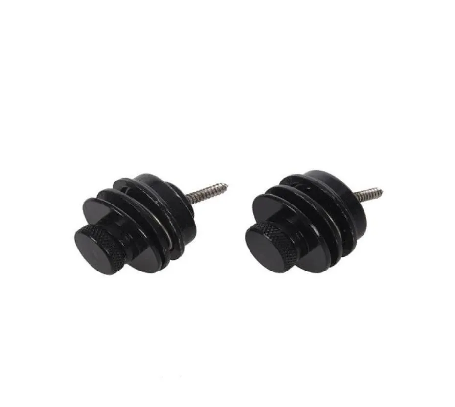 Trening golfowy Pomoc 2x Zamki na głowę Black Guitar Straplocks Parts8832554