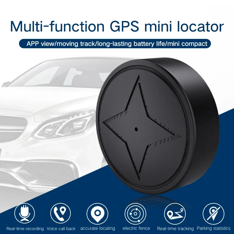 Alarme Mini PG12 GPS Tracker Car Motocicleta Rastreadores de caminhões Veículo Localizador de rastreamento em tempo real Localizador de idosos e crianças Antilost Localizador