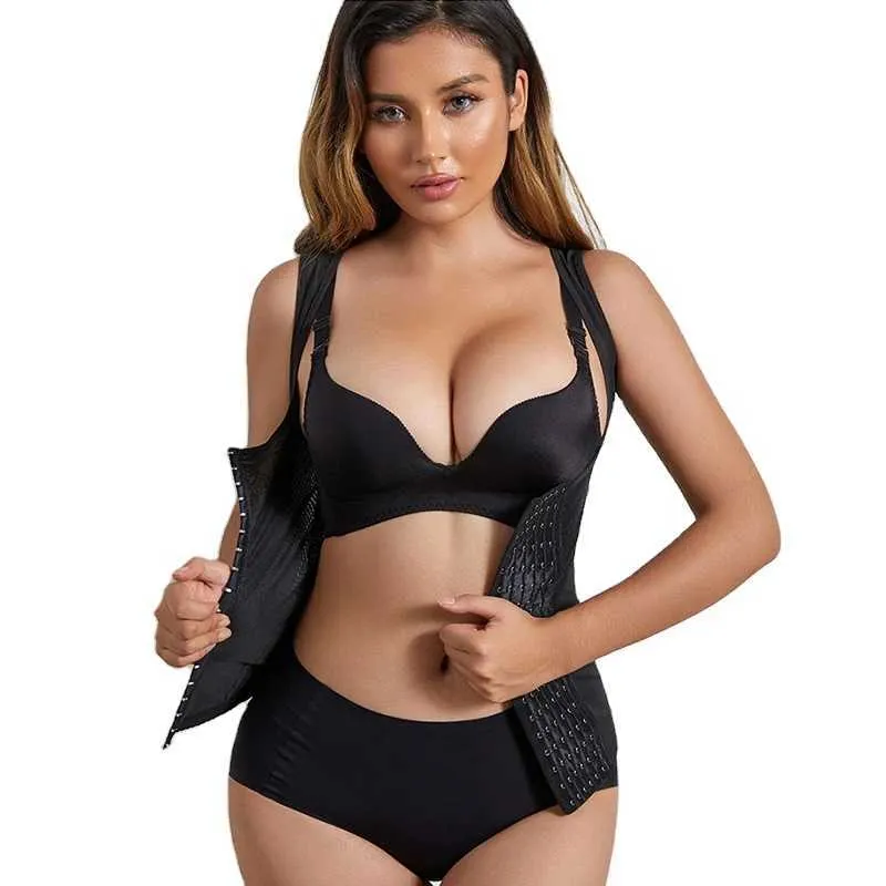 Midjetränare Push Up Vest Slimming Belt Body Shaper Mante Flat Belly Fajas Postpartum Girdles Mage Control Corset for Women