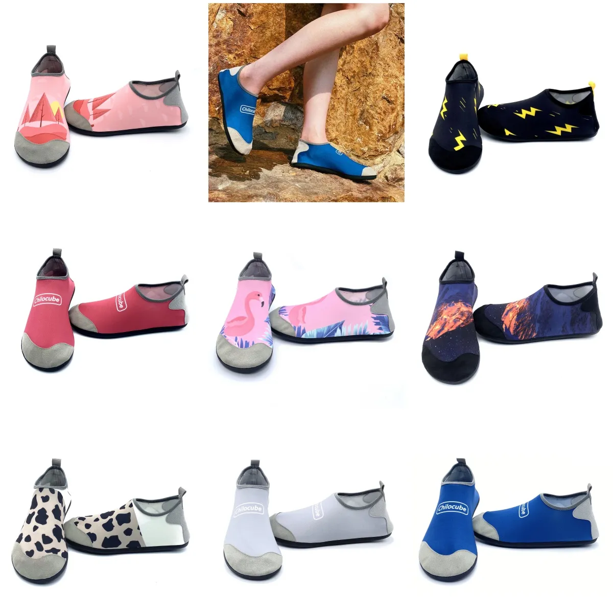 Sportschuhe Gai Sandal Man Frauen Wating Schuh barfuß Schwimmsport Wasserschuhe im Freien Strände Sandale Paar Creek Schuh Größe EUR 35-46