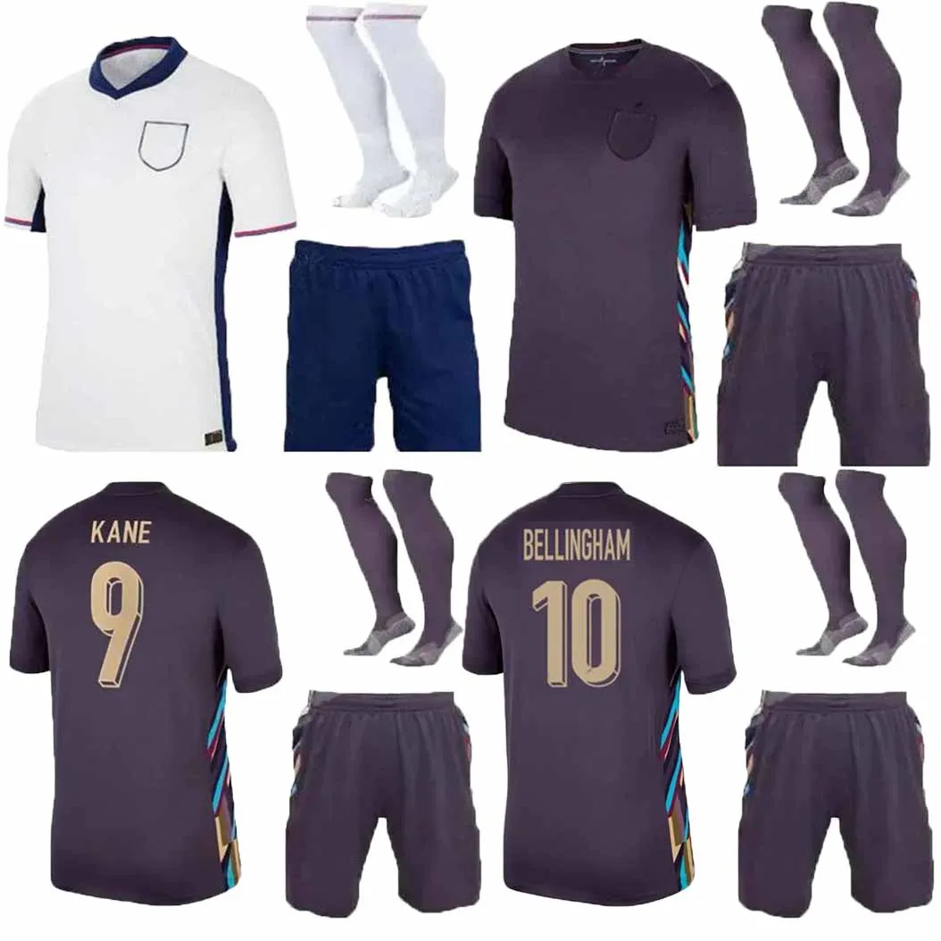 2024 Bellingham Kane Englands 24 25 hommes Kid Kid Kit xxxl 4xl Soccer Jerseys Sterling Rashford Sancho Grealish Mount Foden Saka Boy gardien de football Shirt