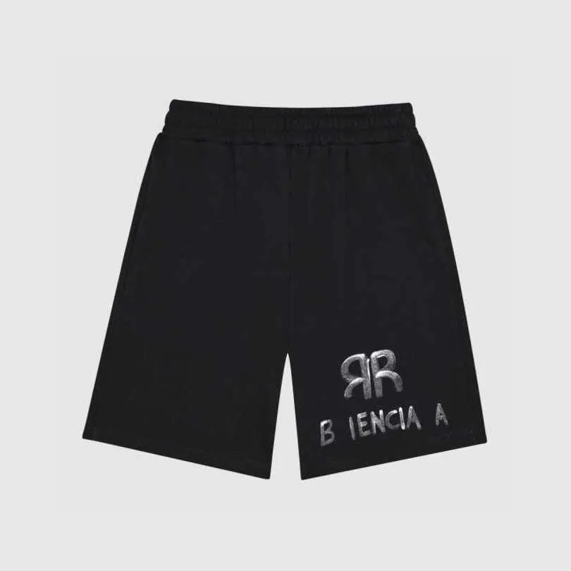 Designers Nya män och kvinnors kortärmade sportkläder set skjorta lyxig original familjen glöd klassisk unisex byxor casual lös shorts