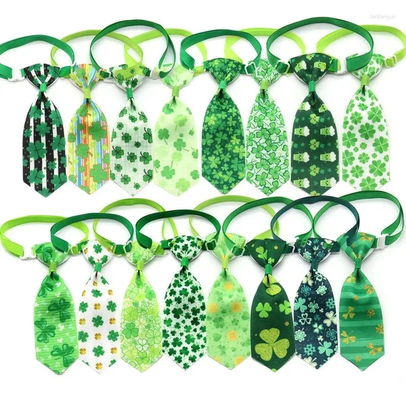 Appareils pour chiens 30/50 PCS St Patrick's Day Produit de chiot vert