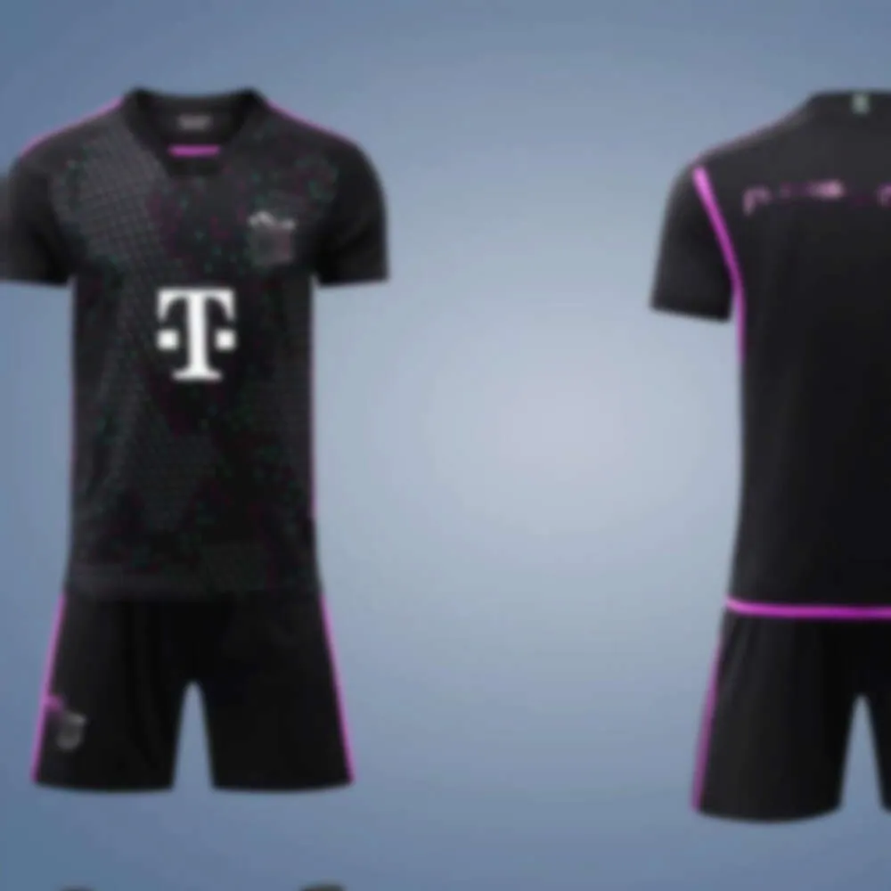 Conjuntos de futebol/trajes de rastreamento de trajes masculinos 23-24b Bayer R A distância da equipe de treinamento de futebol de futebol de clube preto tamanho 16-3xl