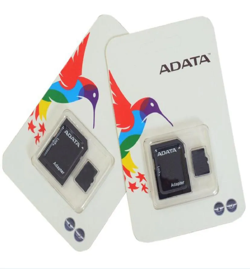 2020 ADATA 128GB 64GB 32GB Sınıf 10 128GB TF Bellek SD Kart C10 TF SD Adaptörlü Bellek Kartı Perakende Blister Paketi DHL FRE9511122