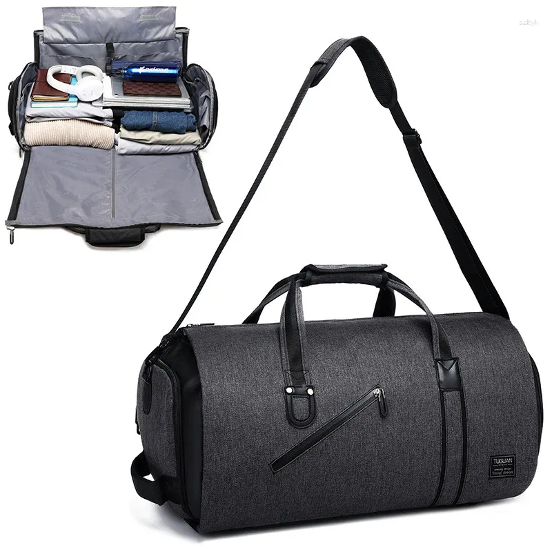 Duffel Bags Многофункциональные мужчины для хранения пакета для хранения сумочка с багажкой багаж