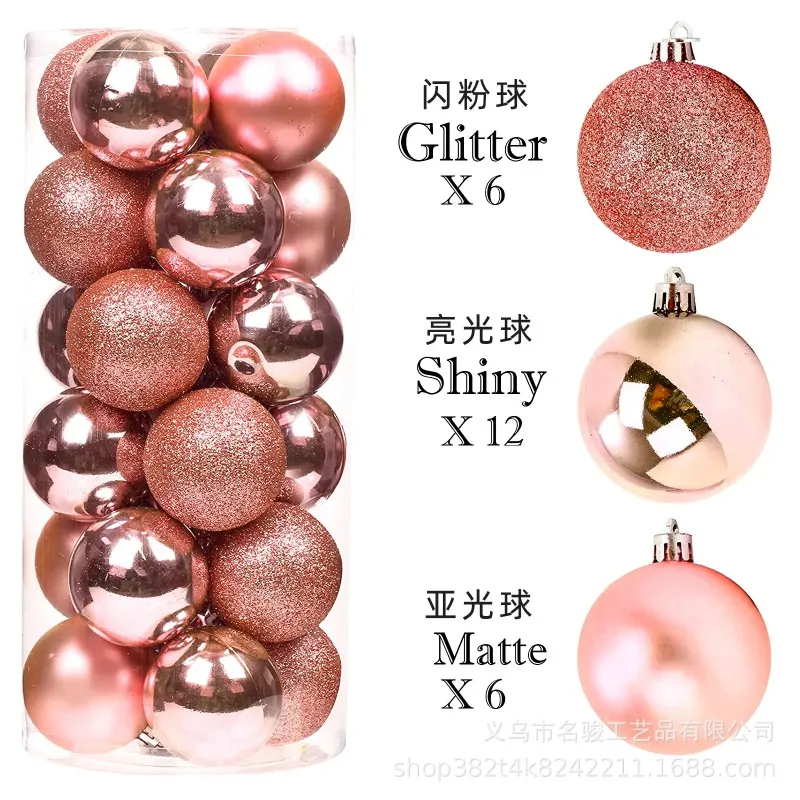 2024 Christmas Pine Tree Ornement Red Navy Blue Ball Ball Ornement 3cm-20cm Couleur multiple navy Ornement bleu multiple Colournavy Blue Ornement Couleur multiple