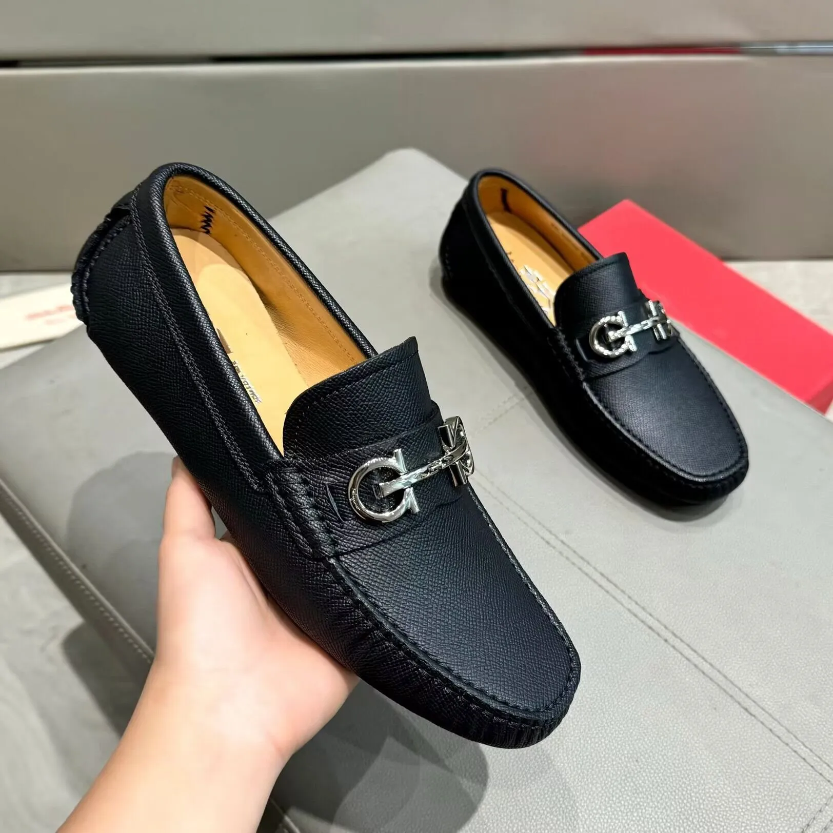 Save Big on Bulk Mens Loafers With Buckle F Designer Men Driver Shoes Dress  Shoes Man Moccasin Loafers Designer Casual Shoes Loafers Mules Square