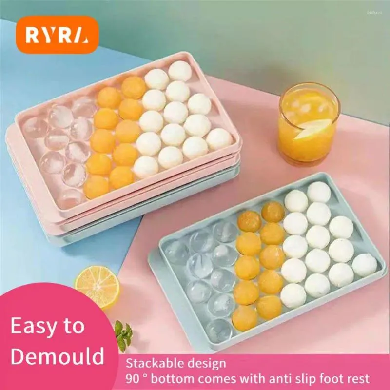 Baking Moulds Reusable Ice Mould Various Styles Large Capacity Stackable Design Non-toxic Easy Demoulding Kitchen Accessories Cream Mold