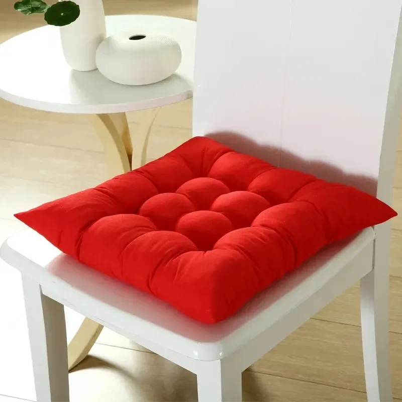 2024 41x41 cm Household Spesso a colori solidi sedia a sidratura cuscino Cuscino invernale sedia da barre da bar di divano di divano di divano di divano hip1.cuscino a sedia spessa