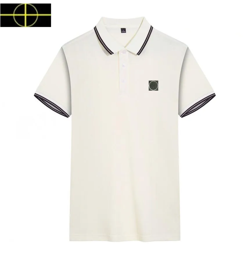 Giacca in pietra designer di lusso Summer Men Polo Shirts Gacchette casual giacche da uomo Magliette a manica corta di fascia alta Pallover