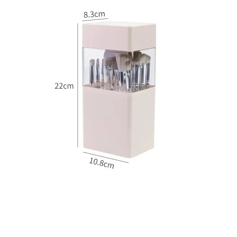 Organizadores de maquiagem Caixa de armazenamento Organizador do porta -tivetas para o suporte de caneta cosmética Lipstick lápis Storage Rack Back Polish