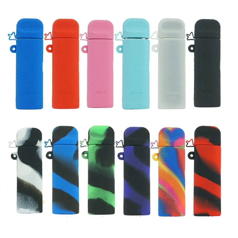 Novo Silicone Case Silicon Skin Cover Rubber Sleeve Protective Covers For SMOK Novo Pen Pod Cartridge Kit