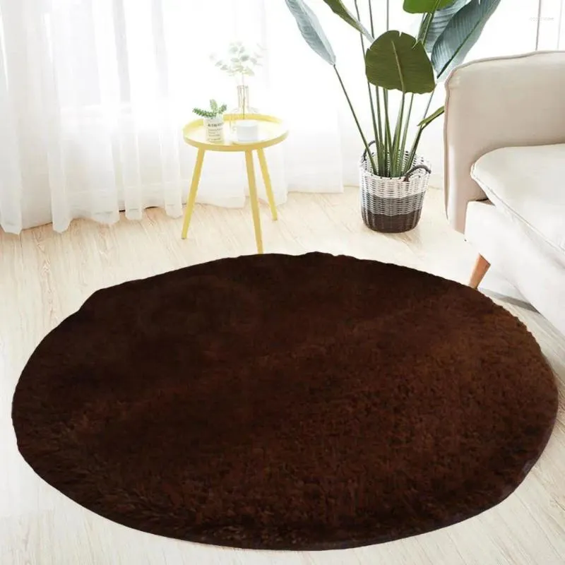 Mattor Polyester Material Mattor Super Soft Luxury Round Fluffy Area Rugs For Bedroom Nursery Plush Anti-Slip Children Girls Girls