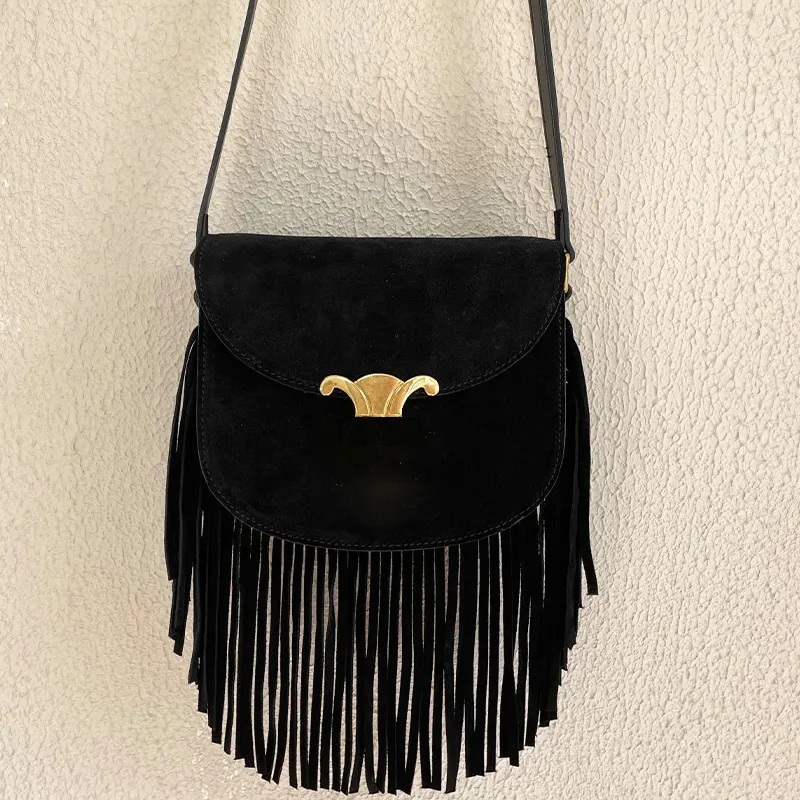 バッグ vintage suede fringe design bag Amazon.com: RJDBBD Women Vintage Suede Fringe Hobo Bag Tote
