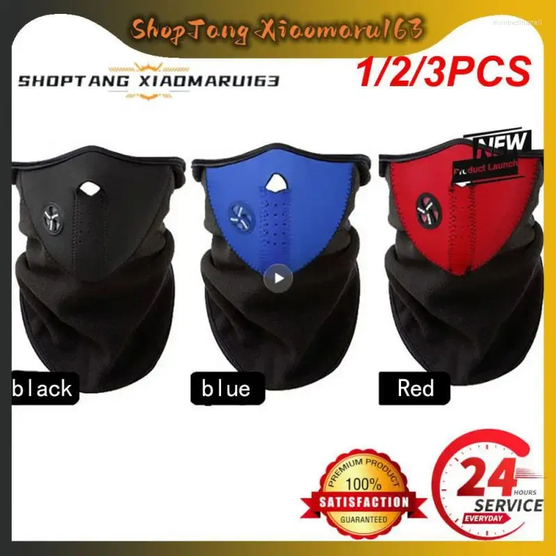 Bandanas 1/2/3 stcs Warm Fleece Mask unisex motorfiets nekbeschermer sjaals snowboard fiets ski sporten buiten winddicht fietsen