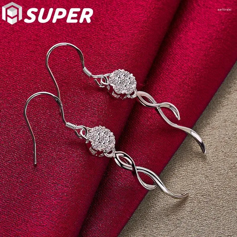 Boucles d'oreilles en peluche 925 BOULEUR ROND SIRGLE STOCK