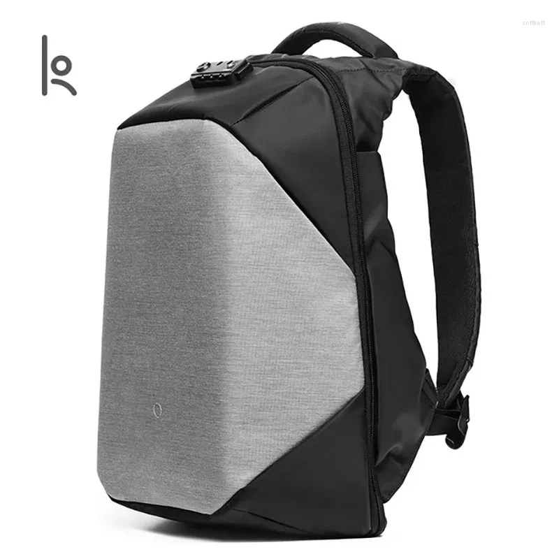 Sac à dos korin Design Cliquez sur plusieurs Antifhef Men ordinateur portable 15,6 pouces USB Chargement grand voyage imperméable mâle