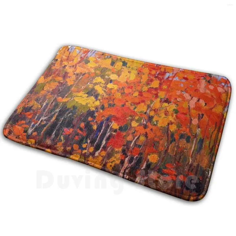 Alfombras Tom Thomson - Autumn Wood Soft Mat Rug Alfombra Alfombra Cushion Canada Canadish Group of Seven Fall Colorful