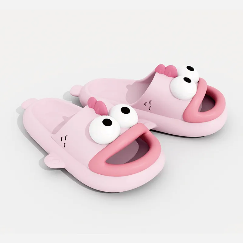 Anime Ugly Fish Hangyodon Slippers Sanrios Kawaii Women Summer Anti Slip Household Outwear Thick Sole Sandals Festival Gift
