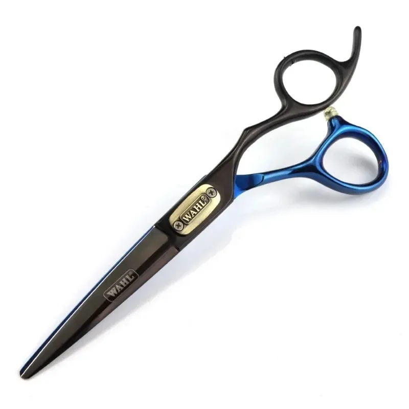 2024 professional Japan 440c steel 6 inch Bull head hair cutting scissors haircut thinning barber cut shears hairdressing scissorsJapan 440c steel hair shears