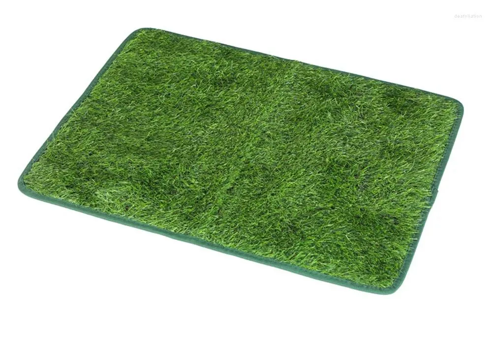 Tableau de table pour animaux de compagnie toilettes fausse pelouse Urine Pad Basin Simulation Turf Training